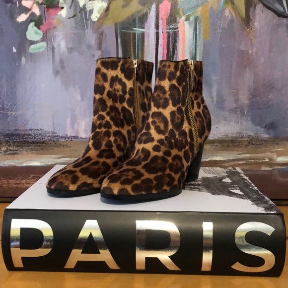 Nine West Shoes - Nine West leopard ankle boots  🐆